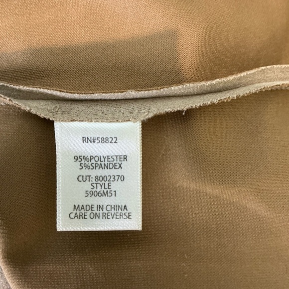 Max Studio Beige Sleeveless Dress Size Small - Picture 9 of 12